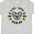 thumbnail image 4 of Inktastic Live Love Koalas Boys or Girls Toddler T-Shirt, 4 of 5