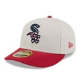 thumbnail image 3 of Men's New Era  Khaki/Red Chicago White Sox 2024 Fourth of July Low Profile 59FIFTY Fitted Hat, 3 of 6