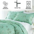 thumbnail image 4 of Myosotis Scorpioides Printed Cotton Duvet Set by SouthShore Fine Linens, 4 of 6