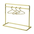 thumbnail image 2 of Almencla Doll Garment Rack with Hangers,Doll Wardrobe Furniture,1/12 Scale Iron Mini Clothes Rack for Photo Props Accessories Ornament Gold, 2 of 8