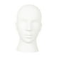 thumbnail image 2 of Cabeza de maniquí calva para hombre, expositor de sombreros, base estable independiente, soporte para pelucas, soporte para gorras, auriculares y Blanco mate, 2 of 9