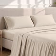 thumbnail image 3 of Bare Home Pillowcase Set - Premium 1800 Collection - Double Brushed - Ultra Soft - Standard Size, Sand, 2 Count, 3 of 8