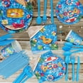 thumbnail image 2 of Whattiho Birthday Party Supplies Kids, Summer Pool, Blue, 94 Count, 2 of 7