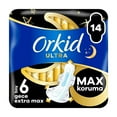 thumbnail image 1 of Orkid Ultra Extra Max Quadruple Night Hygienic Pads 14 Pieces, 1 of 2