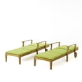 thumbnail image 7 of Daisy Outdoor Teak Finish Chaise Lounge with Water Resistant Cushion, 7 of 7