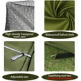thumbnail image 5 of Portable Camping Tent with Double Door Design, Folding Mosquito Net Shelter with Storage Bag, Army Green, 5 of 6