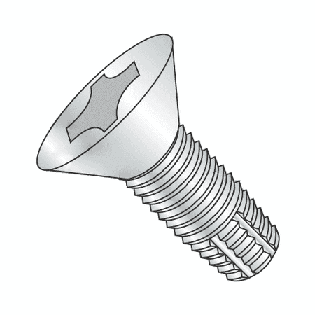 

#8-32 x 5/8 Type F Thread Cutting Screws / Flat Head / Phillips / Steel / Zinc Plating (Quantity: 10000 pcs)