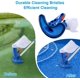 thumbnail image 4 of Garden Swimming Pool Vacuum Cleaner Mini Jet Swimming Pool with Portable Quick Cleaning Suction Head with Brush and Hose Connection (Hose Not Included, 4 of 5