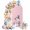 Pink, variant on Pink Snowman Christmas Arch Backdrop Cover 7.2x4 Ft, Spandex Wedding Arch Stand Cover, Xmas Pink Snowflake Winter Round Top Stretch Fitted Background Covers for Birthday Ceremony Party Decor
