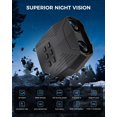 thumbnail image 2 of Night Vision Goggles - 5K Night Vision Binoculars for Adults, 5000mAh Rechargeable Infrared Binoculars with 3'' Large Screen, 10X Digital Zoom Externa, 2 of 7