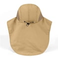 thumbnail image 4 of Jessboyy Men's Bucket Hats with Neck Protection Breathable Sun Hats with Solar Fan Outdoor Hiking Hat Summer Cooling Sun Hats with Neck Flap Khaki, 4 of 7