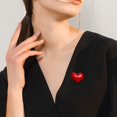 thumbnail image 4 of YIEMEEN Red Heart Shape Enamel Pins Sweater Shawl Pins Heart Shape Lapel Pins for Shawls, 4 of 12