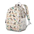 thumbnail image 2 of Dachshunds on the Beach Backpack for School,Cute School Bag,Schoolbag with Adjustable Shoulder Straps & Padded Back,15"x11.42"x5.5", 2 of 5
