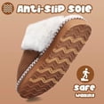 thumbnail image 6 of Kids Plush Fuzzy Slippers for Toddler Boys & Girls, Soft Warm Winter House Shoes, Non-Slip Thick Sole Bedroom Slides for Little Kid & Big Kid, 6 of 6