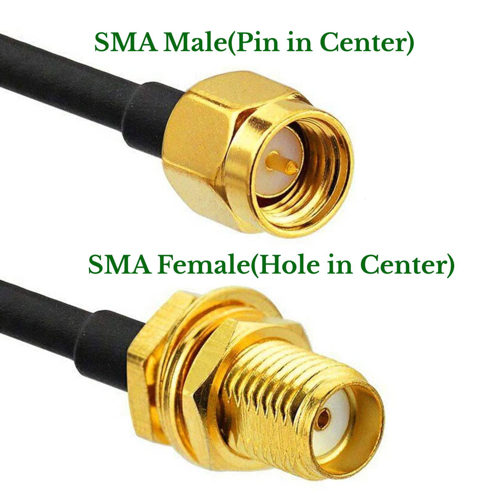 9M 30FT Antenna Extension Wi-Fi WiFi Router RP-SMA RA SMA TV Cord Cable$_$ 