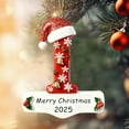 thumbnail image 1 of 26 Letters Christmas Tree Decoration Pendant Christmas Tree Ornaments DIY Christmas Ornaments Christmas Decoration Xmas Tree Hanging Decor, 1 of 9