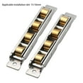thumbnail image 2 of 2 Pcs Rouleaux de Porte Coulissante en Acier Inoxydable Rouleaux de Fenêtre Silencieux Lourds, 2 of 6