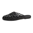 thumbnail image 1 of Flats Women Jelly Beach Jelly Zapatos transpirables para viajes al aire libre (38) Negro, 1 of 7