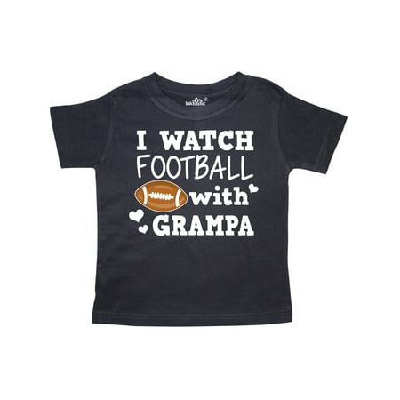 

Inktastic I Watch Football with My Grampa Gift Toddler Boy Girl T-Shirt