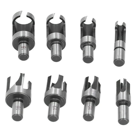 

Brrnoo 8Pcs Wood Plug Drill Bit Cutter Carbon Steel Industrial Barrel Claw Type OCH