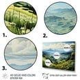 thumbnail image 3 of Designart "Countryside Mountain Vista Collage I" Landscapes Canvas Print, 3 of 5