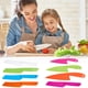 thumbnail image 4 of Matsuzay Juegos de cocina para niños, herramientas de cocina reales para frutas, pan, pasteles, bordes dentados, manijas ergonómicas cómodas, Mostrada tipo 33, 4 of 6