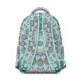 thumbnail image 3 of Vintage Tribal Style Multifunctional Backpack, Breathable Foam Padding and Double Reinforced Stitching, Rustic Folk Style School Bag for Student, Ideal for Outdoor Activities and Daily Commuting, 3 of 6