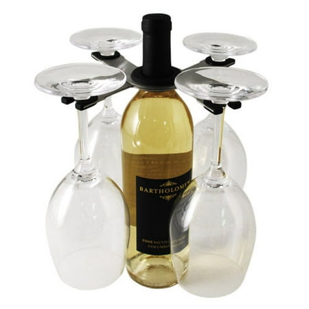 Wine Bottle Glass Serving Caddy