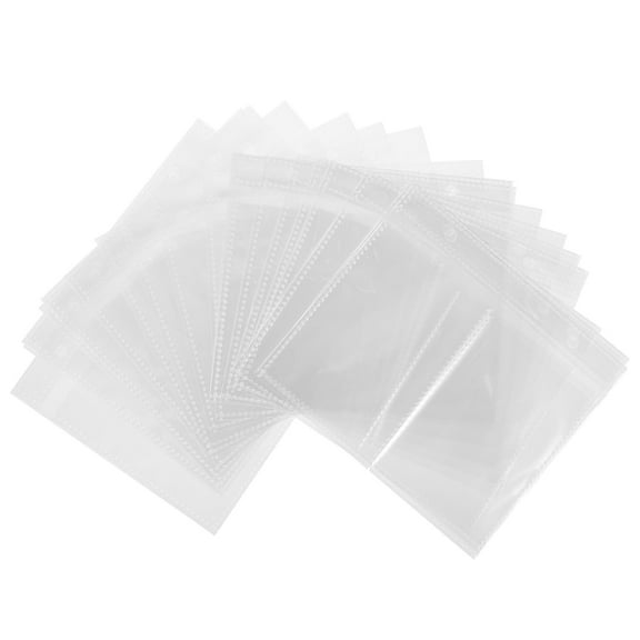 STRANDCHIC 20 Pcs Album Refill Pages Transparent Plastic Protection For Long Term Use
