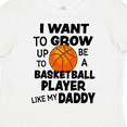 thumbnail image 4 of Inktastic I Want to Grow Up to Be a Basketball Player Like My Daddy Boys or Girls Toddler T-Shirt, 4 of 5