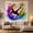 01-Bicycle Kick, variant on Soccer Ball and Gold Trophy with Colorful Confetti on White, Energetic Watercolor for Sports Fans, Victory Celebration Art, Graduation Gift Tapestry Wall Hanging for Bedroom and Living Room
