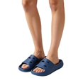 thumbnail image 5 of IEMIEMIEM Mens Shower Shoes Quick-Dry Bathroom Slippers with Drainage Hole Non-Slip Gym Slides Arch Support Pool Shower Sandals for Dorms 8-8.5 wide, 5 of 5