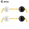 thumbnail image 1 of 1 Pairs Natural ABS Hand Pod Shaker Rattle Rhythmic Balls Kashaka Televi F1S5, 1 of 9