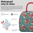 thumbnail image 3 of Lunch Bag Lunch Box for Women Reusable Insulated Lunch Cooler Bags,Large Capacity for Work Travel Picnic,Water-Resistant Pioneer Colorful Floral Lunch Tote Bag Gifts for Woman Mom Red, 3 of 6