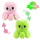 thumbnail image 1 of Pulpo gigante reversible de 50 cm. Juguete de peluche reversible. Pulpo feliz y triste. ¡Muestra tu estado de ánimo sin decir una palabra! Rosa y verde, 1 of 5