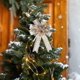thumbnail image 5 of Fabric bow Christmas pendant glutinous powder multi layer Christmas tree ornaments decoration high end scene layout props,Christmas tree decorations,glutinous powder ornaments,glittering snowflake, 5 of 9