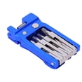 thumbnail image 2 of Cortador de cadena de bicicleta multifuncional Bling Bling 20 en 1 herramienta de reparación portátil azul, 2 of 9