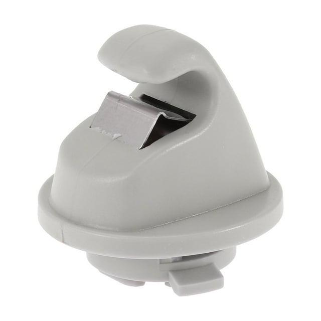 Clip de soporte de visera del sol Unique Bargains para Volkswagen GTI Jetta Tiguan 2018-2023, clip de retención de visera del sol, gancho No. 5G0857561B, plástico, 1 Pc, gris