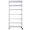 Chrome, variant on Overhead Garage Storage Rack 2x8FT Ceiling Mount, Adjustable 22-40in Drop Down for Garage Organization, 450lbs Capacity Black Steel Shelf