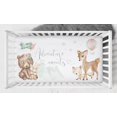 thumbnail image 3 of Woodland Floral Ruffled Crib Bedding Set, 3 of 4