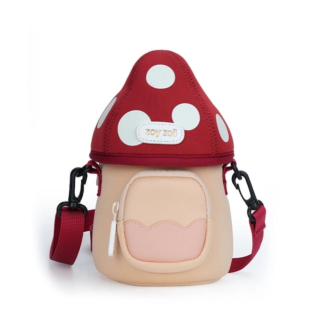 Zoyzoii – Mini Sac Bandoulière pour Enfants Champignon : Champignon