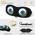 thumbnail image 4 of Eye Sleep Mask Funny Blindfold for Women Men Kid, Upgraded 3D Contoured 100% Blackout Sleeping Mask with Adjustable Strap, Soft Night Blindfold Eye Shades for Travel Naps Shift Works Games, 4 of 7
