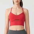 thumbnail image 2 of Brasier sin Varillas Mujer Sujetador Deportivo con Diseño En La Espalda para Entrenamientos En El Gimnasio y Sesiones de Yoga Extra Grande, 2 of 3