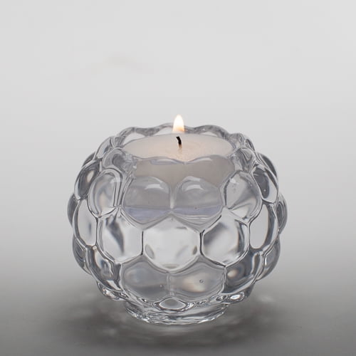 Richland Modern Chunky Glass Bubble Candle Holder Set of 36