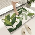Tainini Clearance!!! Green Leaves Bath Mat, Non Slip Large Plant ...