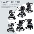 thumbnail image 2 of Britax Willow Grove SC Baby Travel System, Infant Car Seat and Stroller Combo with Alpine Base, ClickTight Technology, SafeWash, Pindot Stone, 2 of 5