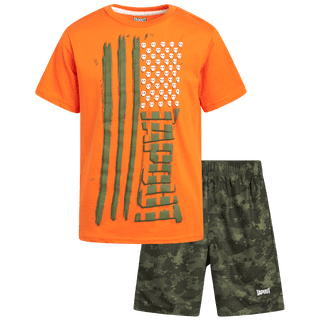 Boys Cotton Denim Cargo Shorts with Button Closure & Utility Pockets