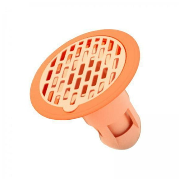 deevoka 6xBathroom Insert Floor Drain Round Anti-Odor Floor Drain for Bathtub Bathroom Pink