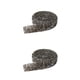 thumbnail image 1 of Matsuzay Bling Pegatinas Cinta Recortar Resina Cristal Decoración Apliques Artesanía Ligero Fijar Decoración Perlas Taladro Tira para Automóvil Profundo Gary 1 yarda 1 cm de ancho 2piezas Matsuzay CBP334302, 1 of 6