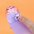 thumbnail image 2 of Botella de bebida de 650 ml sin BPA con sabor para acampar senderismo pesca púrpura, 2 of 9